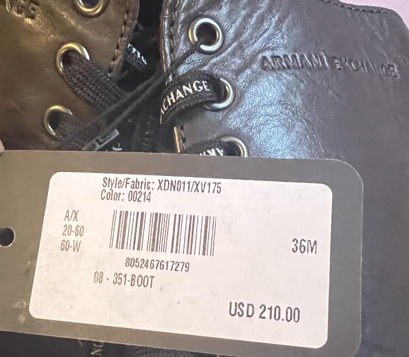 Botin Armani Exchange Mujer