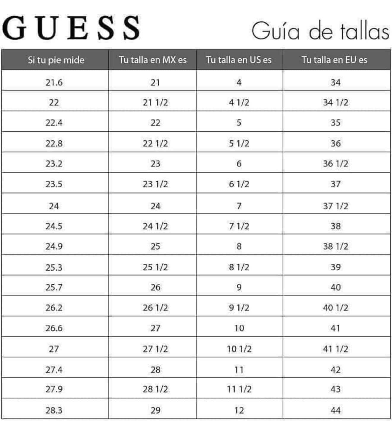 Zapatilla Guess Escolar (Sin Caja)