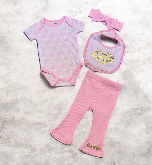 Set Bebe 4 Piezas niña