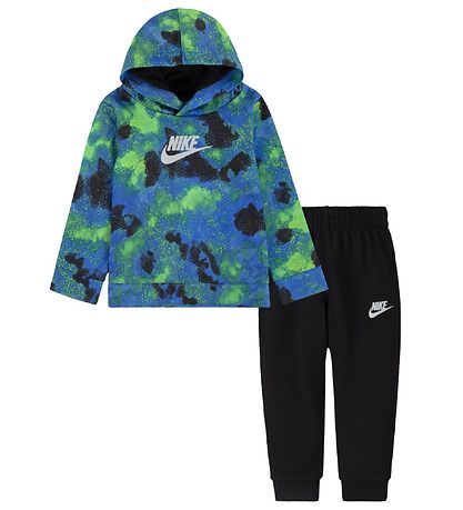 Buzo Nike Sweat- Black/Laser Blue