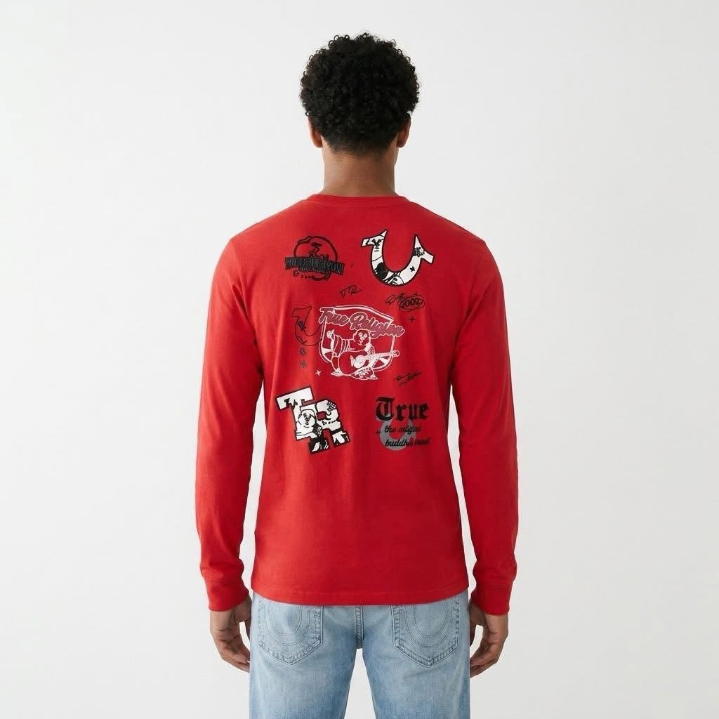 True Religion Polera Hombre