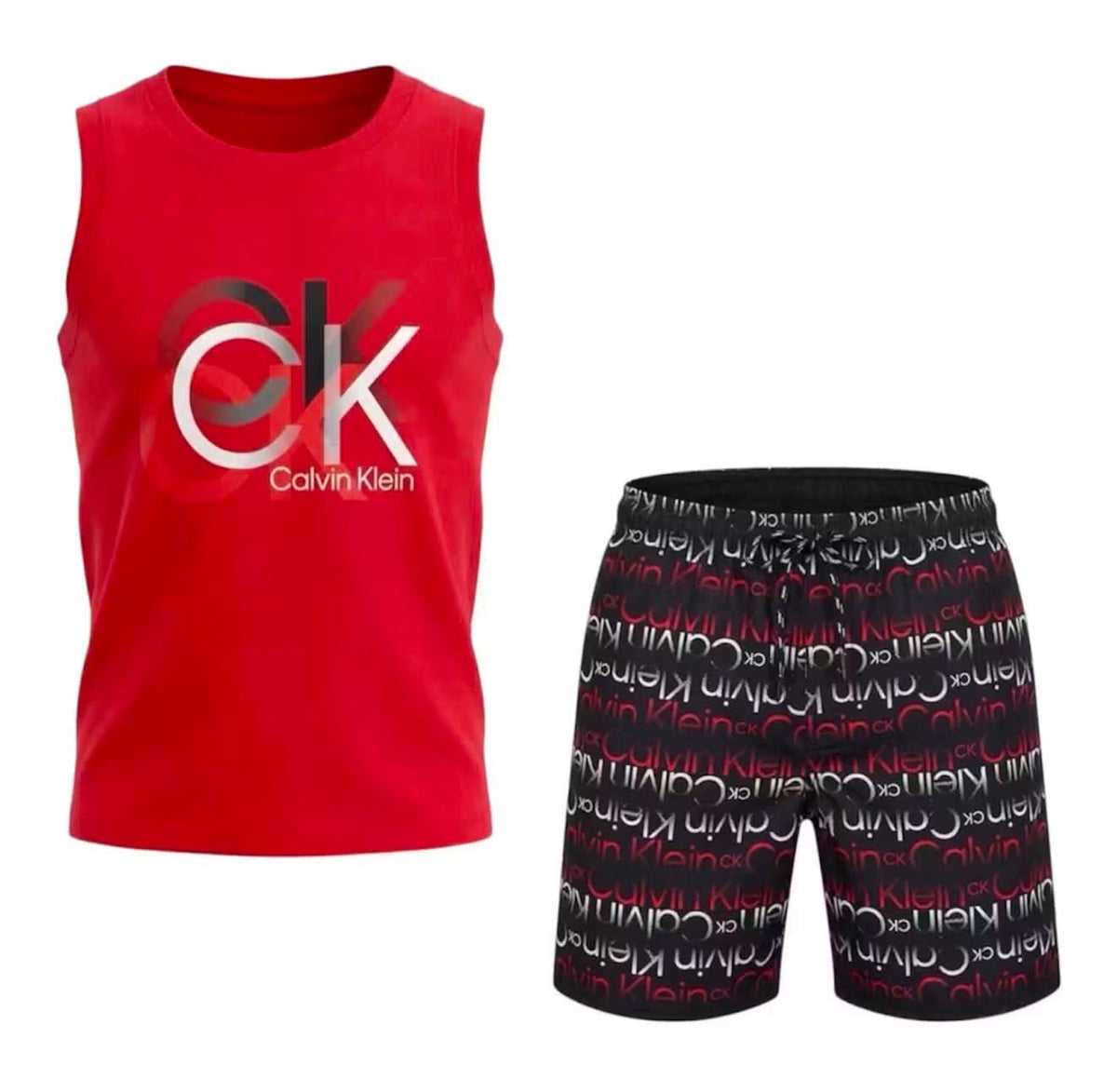 Calvin Klein Set Niño, Polera y Traje de Baño.