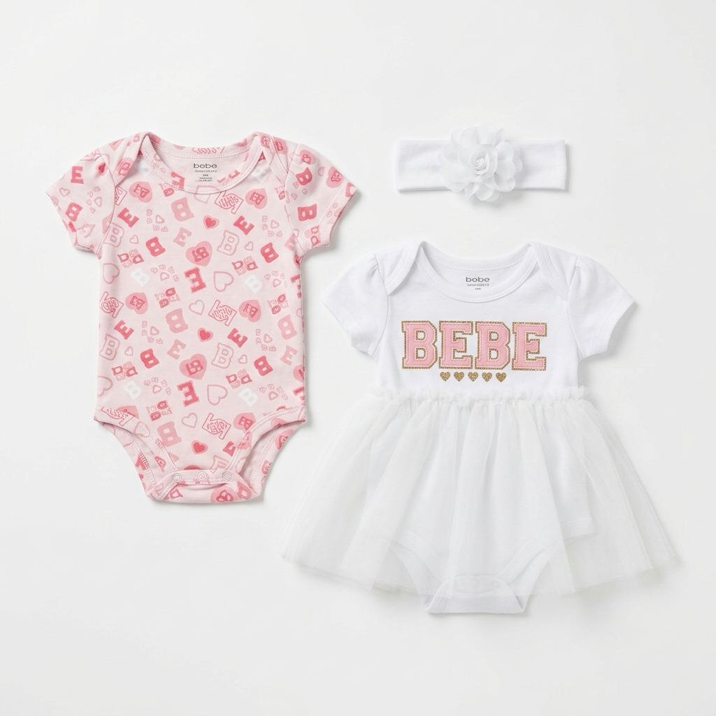 Set Bebe 3 Piezas Niña