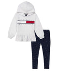 Set Tommy Hilfiger, Poleron mas Calza niña