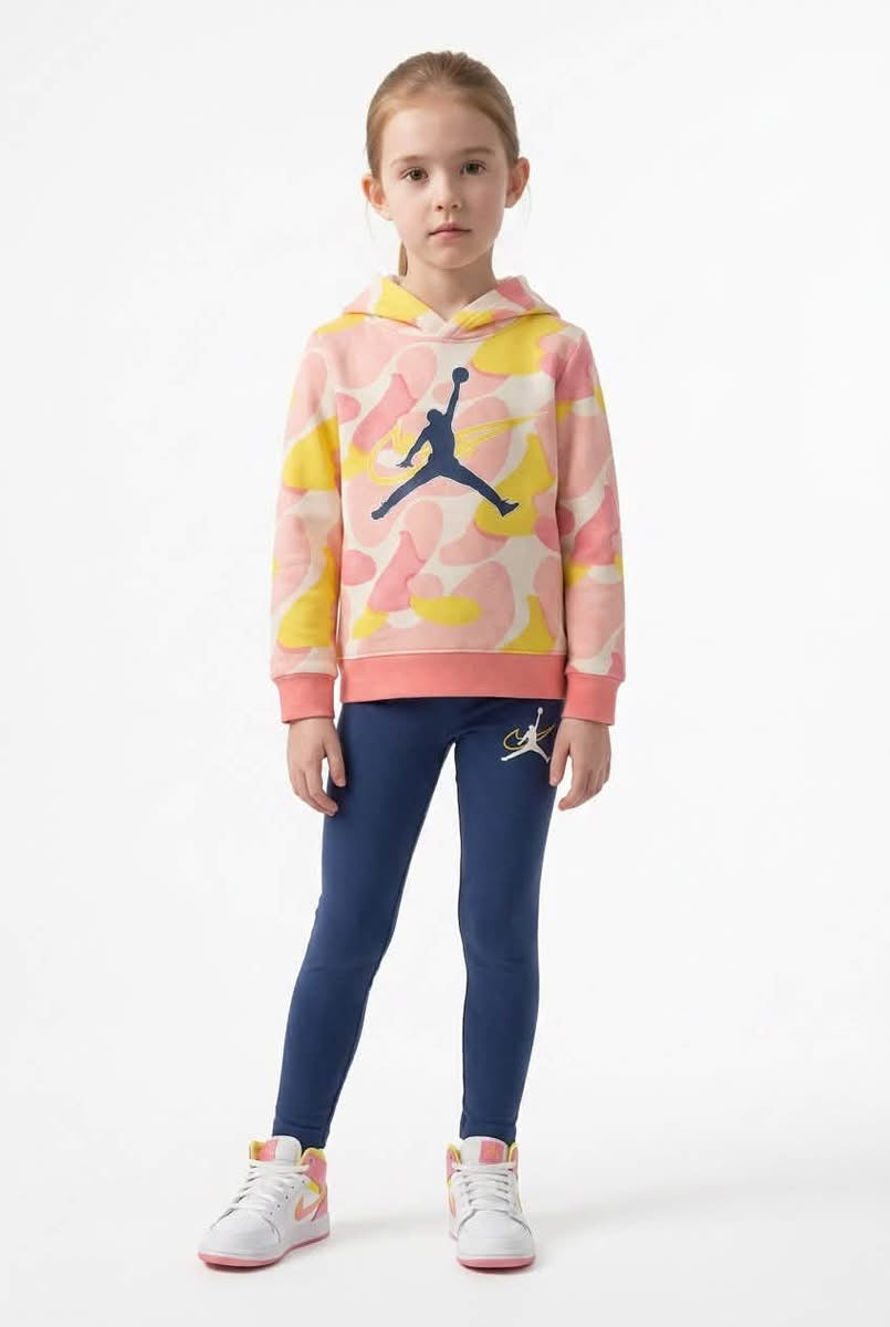 Jordan Set niña, Poleron más Calza