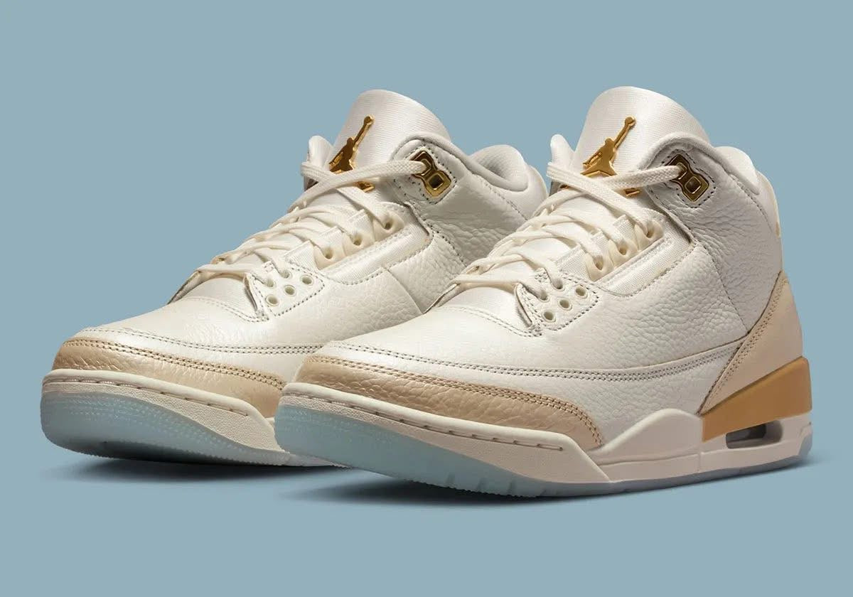Air Jordan Retro 3 "Champagne And Oysters" Hombre Zapatilla