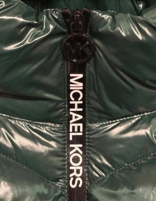 Chaqueta Michael Kors Short 450 Fill Power Hooded Puffer para Mujer