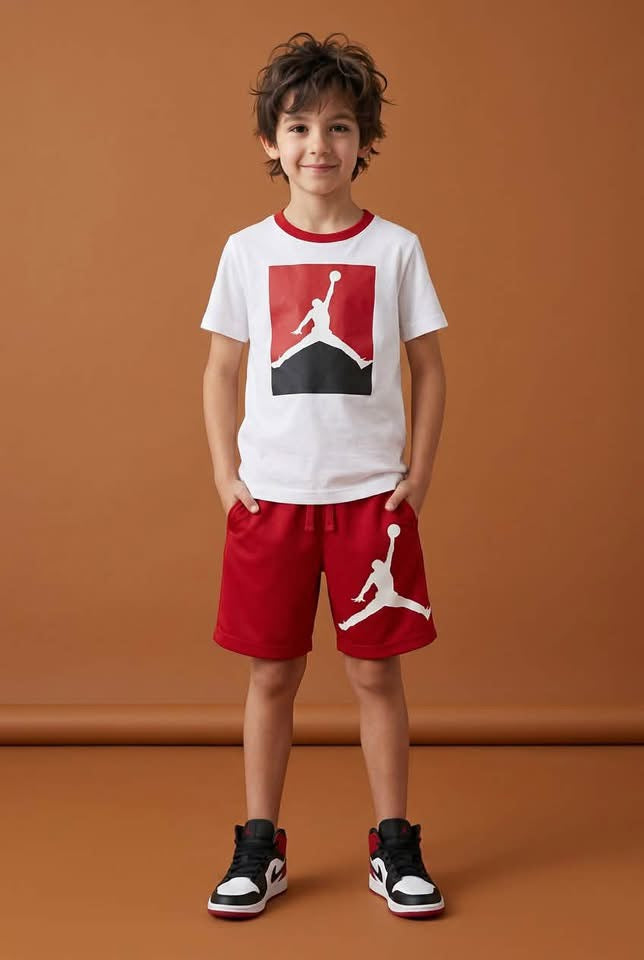Jordan Set Niño Short más Polera