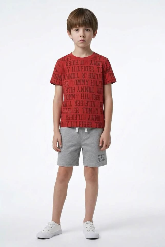 Tommy Hilfiger Set Niño Short más Polera