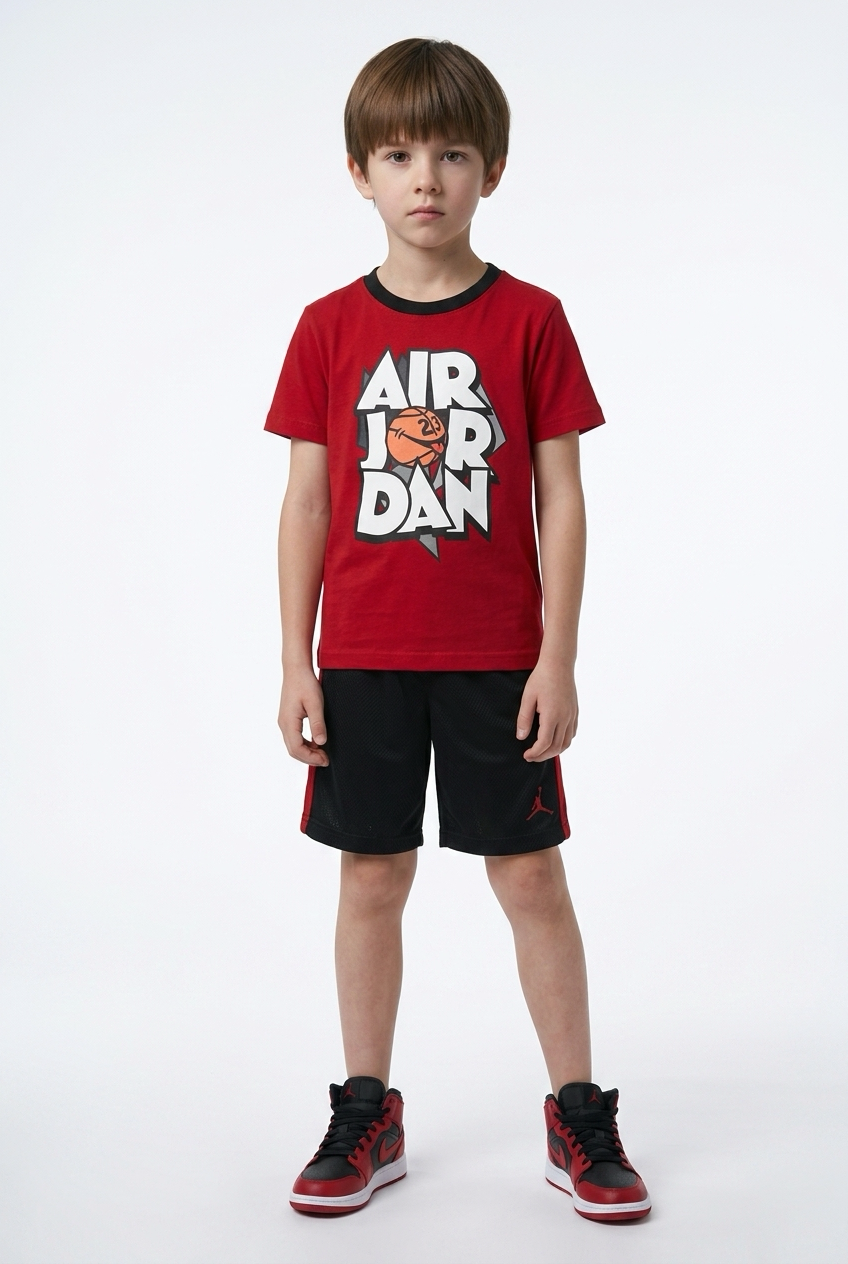 Jordan Set Niño, Short más Polera.