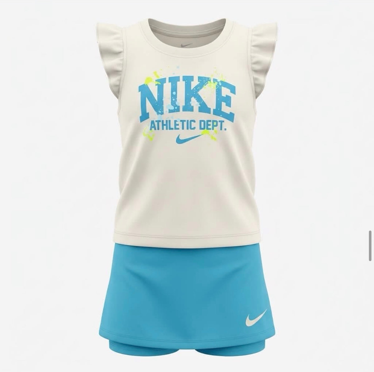 Nike Set Niña ,Polera y Falda/Calza
