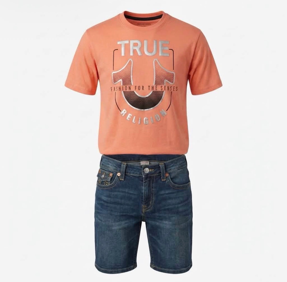 True Religion Set Niño Short y Polera