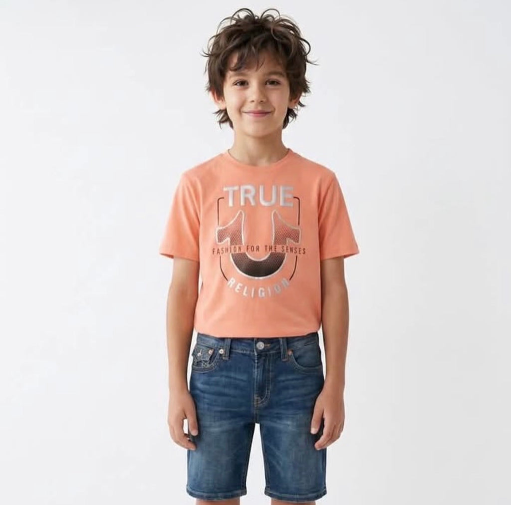 True Religion Set Niño Short y Polera
