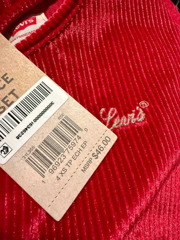 Levis Buzo de Plush con Brillos Niña