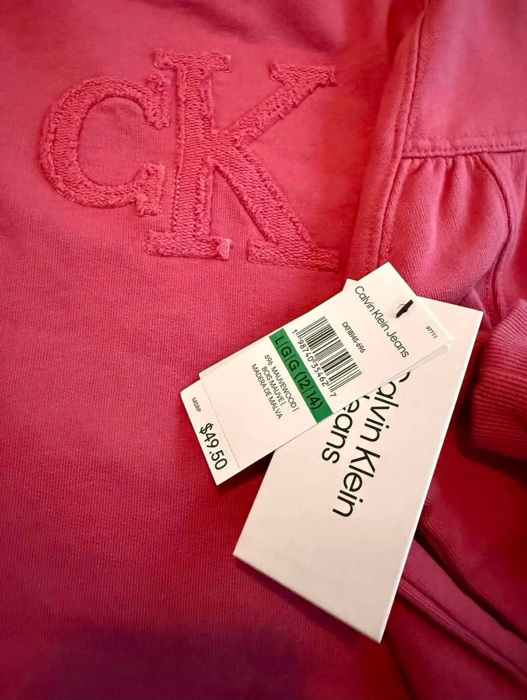 Calvin Klein Poleron Niña OFERTA