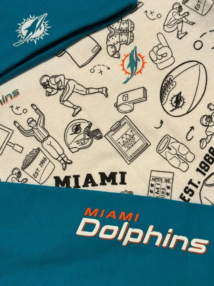 Ultra Game Set NFL Miami Dolphins para Niño