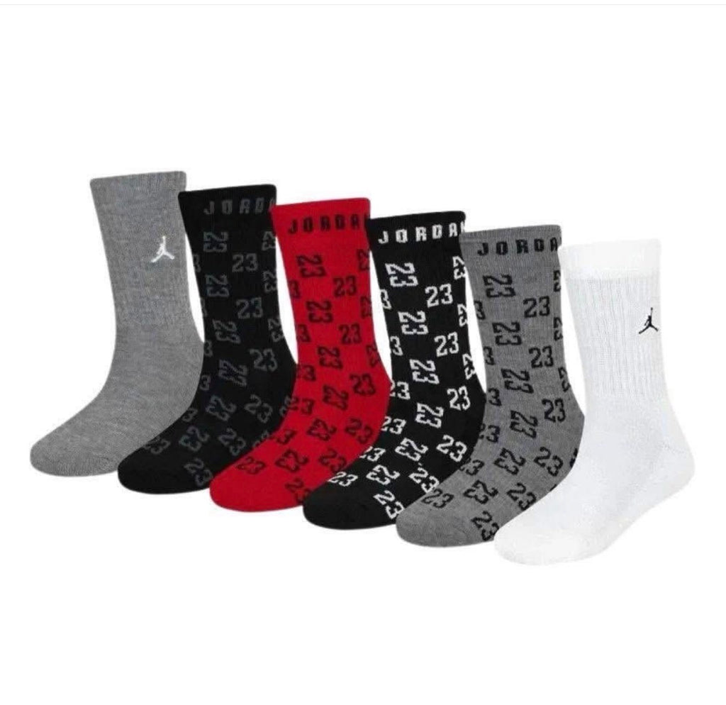 Jordan Pack 6 calcetas Mujer Niño