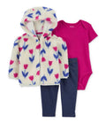 Carter’s Set. Sherpa-Bodysuit-leggings Niña