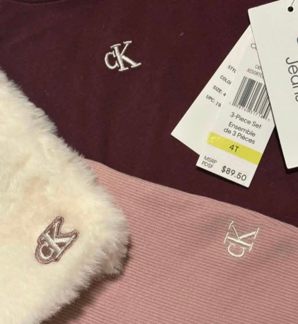 Calvin Klein Set 3 Pzas Niña