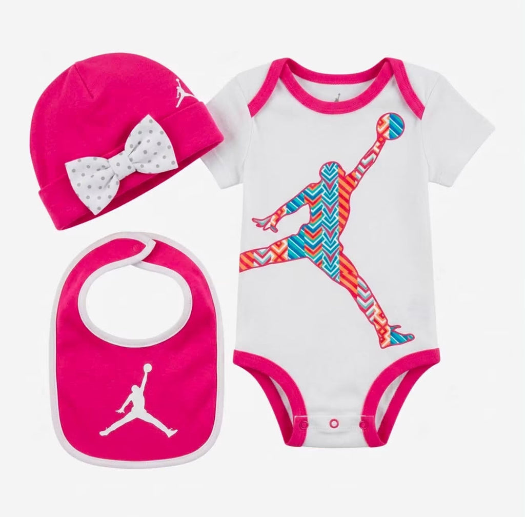 Jordan Set 3 piezas Niña Bodysuit