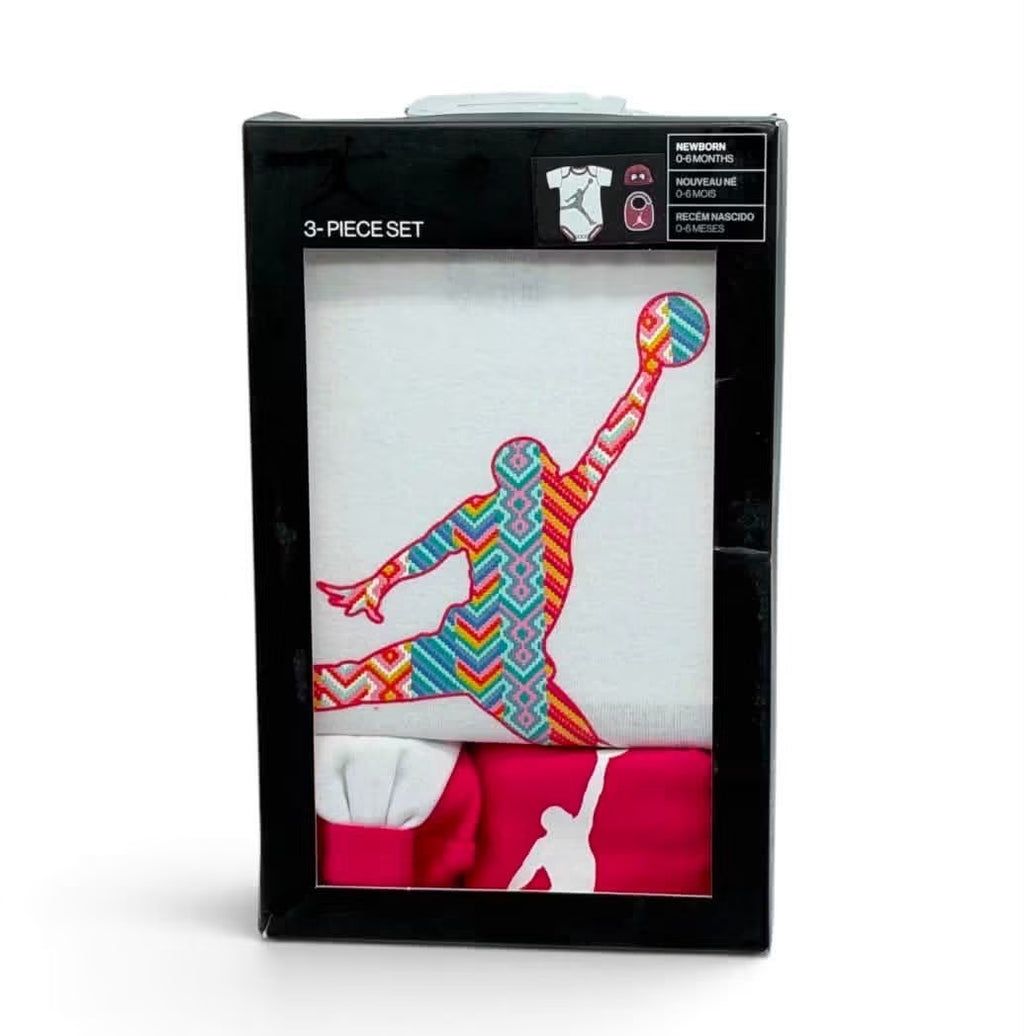 Jordan Set 3 piezas Niña Bodysuit