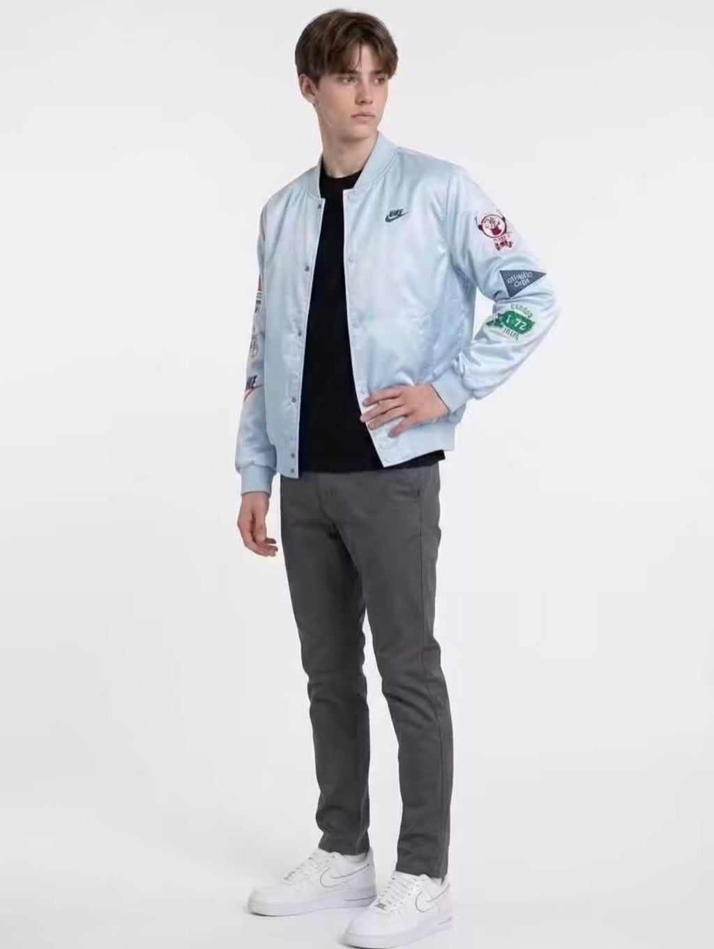 Nike Club Patch Chaqueta Universitaria Hombre