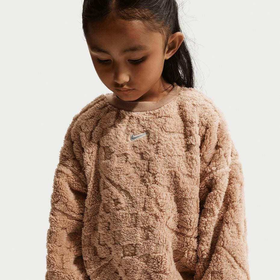 Nike Set Niña, Poleron Sherpa y Calza.