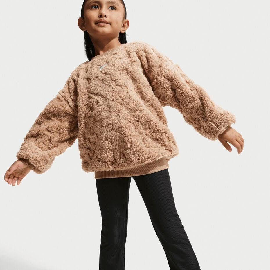 Nike Set Niña, Poleron Sherpa y Calza.