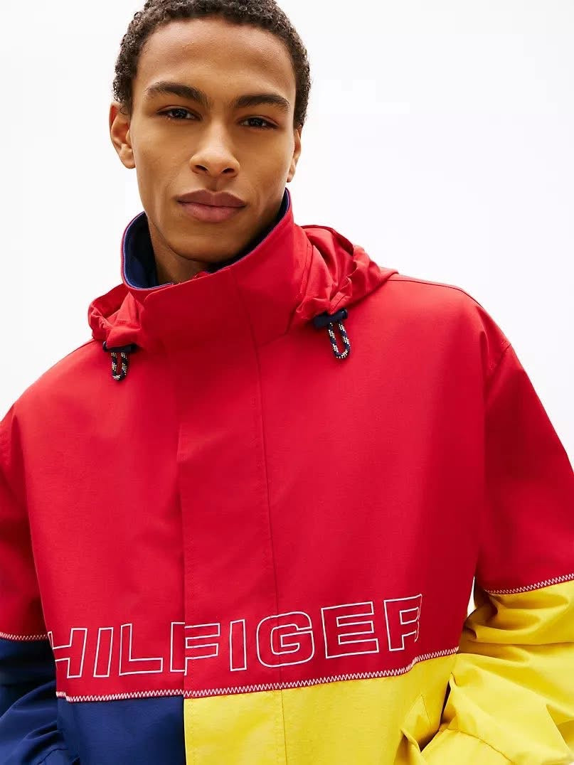 Tommy Hilfiger Color Block Chaqueta Impermeable