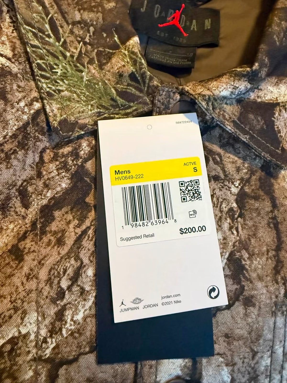 Jordan Flight Chicago RealTree Chaqueta Hombre
