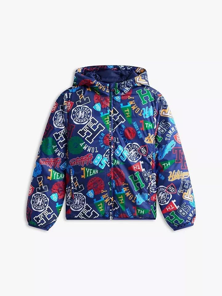 Chaqueta Tommy Hilfiger Hooded Zip Varsity Logo