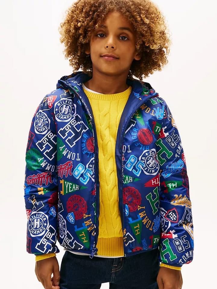 Chaqueta Tommy Hilfiger Hooded Zip Varsity Logo