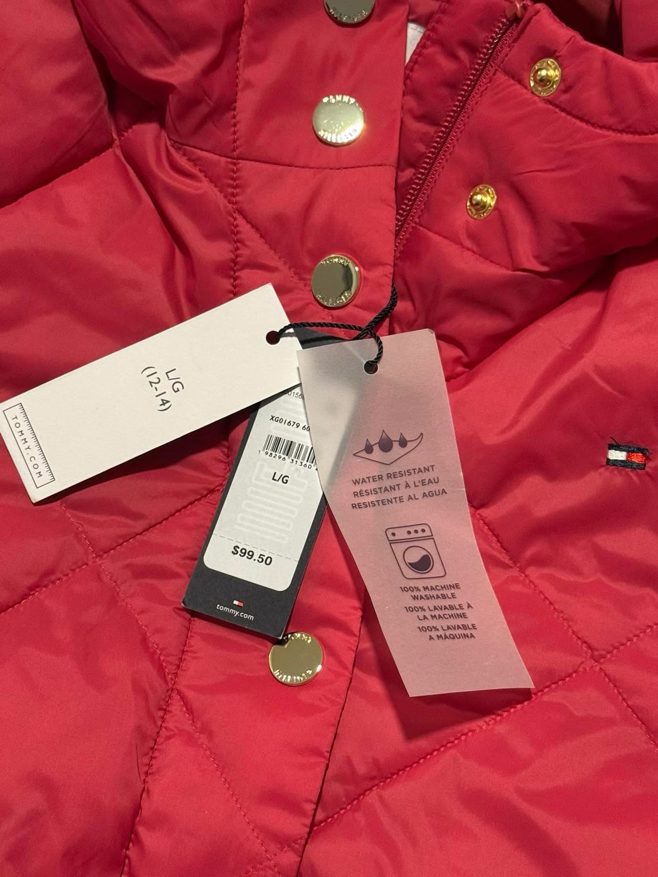 Chaqueta Quilted Hooded Puffer Tommy Hilfiger niña
